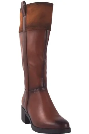 Hispaflex Zapatillas deporte Bota señora 2163 cuero para mujer