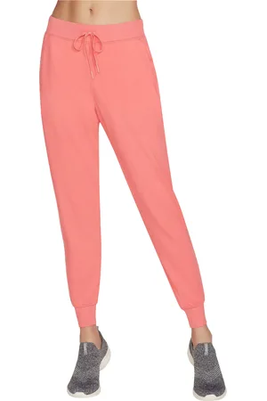 Pantalón jogger de tela para mujer rosa Bolf W7322 ROSA