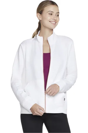 Skechers Chaqueta deporte Go Walk Everywhere Full Zip Hoodless para mujer