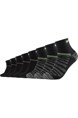Skechers Calcetines 3PPK Unisex Mesh Ventilation Quarter Socks para mujer