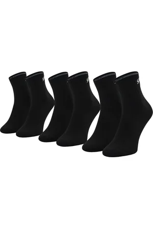 Skechers Calcetines 3PPK Unisex Mesh Ventilation Quarter Socks para mujer