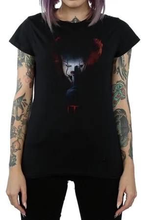 IT Camiseta manga larga Pennywise Quiet para mujer