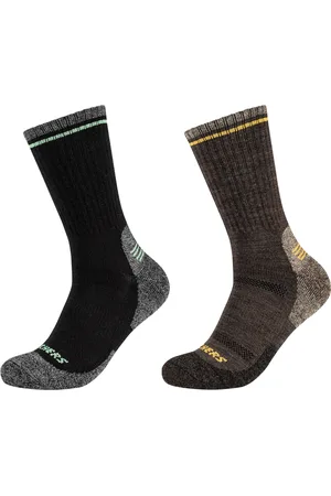 Skechers Calcetines 2PPK Men Trail Wool Socks para hombre