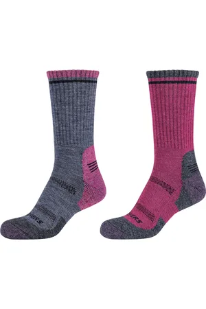 Skechers Calcetines 2PPK Women Trail Wool Socks para mujer