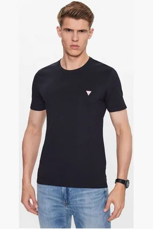 Guess SS CN ORIGINAL - Camiseta estampada - jet black/negro 