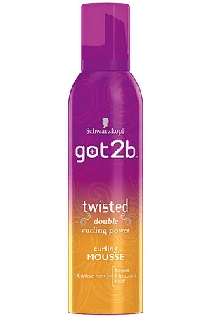 SCHWARZKOPF Fijadores Got2b Twisted Double Curling Power Mousse para mujer