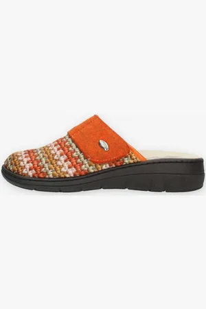 Clia Walk Pantuflas ESTRAIBILE564-ARANCIO para mujer