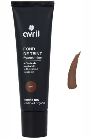 Avril 8790 Base de maquillaje Certified Organic Foundation - Café para mujer