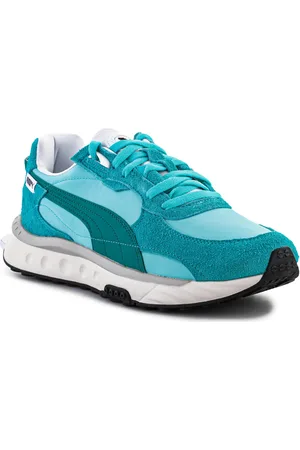PUMA Zapatillas Wild Rider Vintage Elektro Pool Aqua 381595-03 para hombre