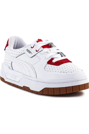 PUMA Zapatillas Cali Dream Heritage White / Gum / High Risk Red 384010-01 para mujer