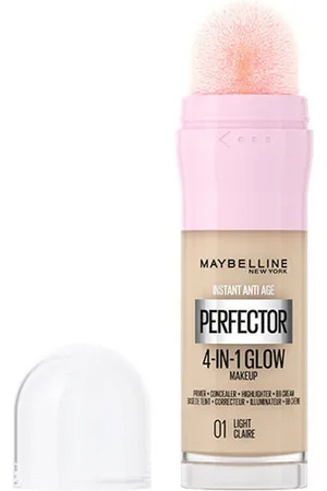 MAYBELLINE New York Base de maquillaje Instant Perfector Glow Multiusos 01-light para mujer