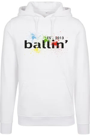 Ballin Jersey Paint Splatter Hoodie para hombre