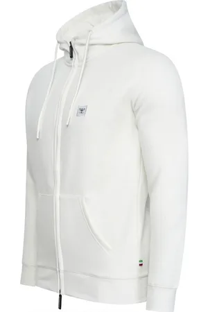 Cappuccino Italia Jersey Fleece Zip Hood para hombre