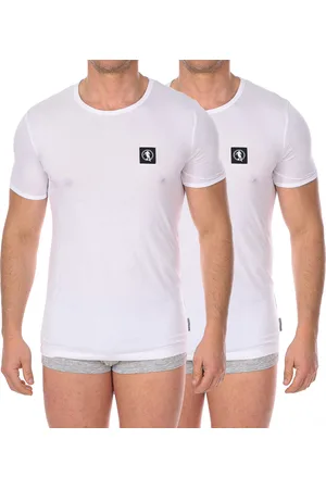 Bikkembergs Camiseta BKK1UTS07BI-WHITE para hombre