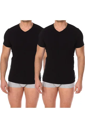 Bikkembergs Camiseta BKK1UTS02BI-BLACK para hombre