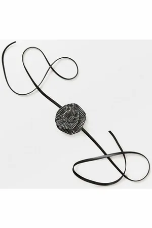 Beck Söndergaard Collar Becksondergaard Glim Flower Black para mujer