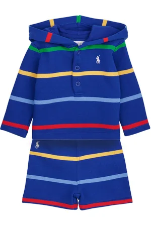 Ralph Lauren Conjunto LS HOOD SET-SETS-SHORT SET para niño