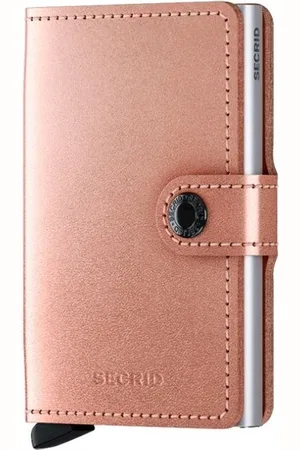 Secrid Cartera Miniwallet Metallic Rose para mujer