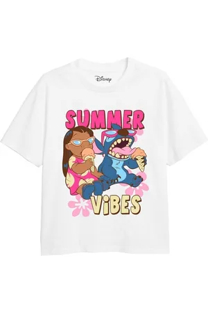 Lilo &amp; Stitch Camiseta manga larga Summer Vibes para niña