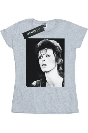 David Bowie Camiseta manga larga Looking para mujer
