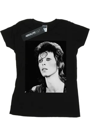David Bowie Camiseta manga larga Looking para mujer