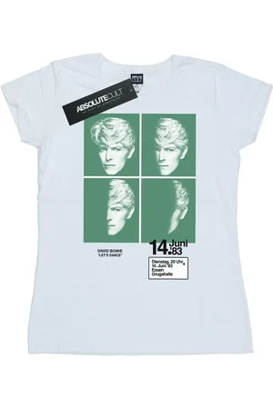 David Bowie Camiseta manga larga 1983 para mujer