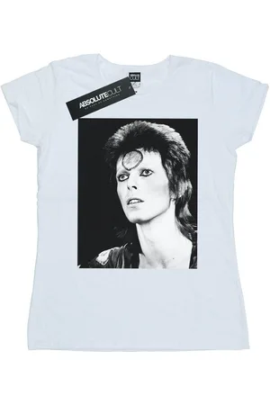 David Bowie Camiseta manga larga Looking para mujer