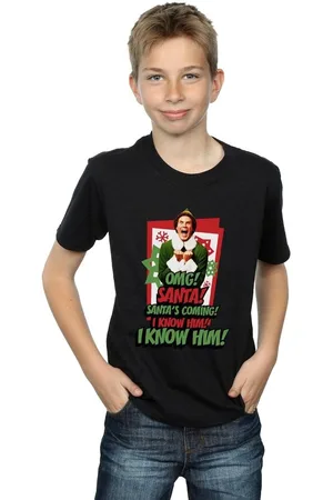 Elf Tops y Camisetas OMG Santa para niño