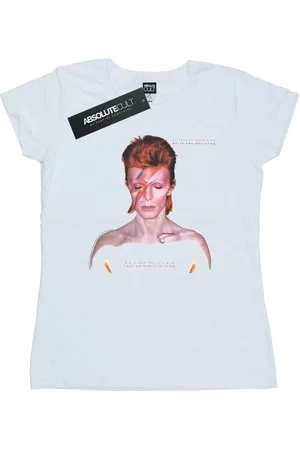 David Bowie Camiseta manga larga Aladdin Sane Version para mujer