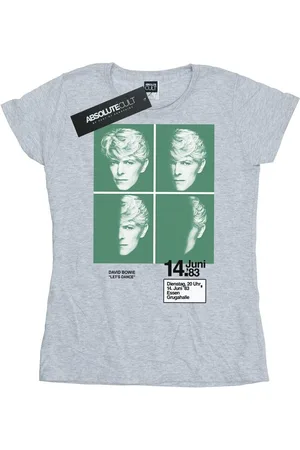 David Bowie Camiseta manga larga 1983 para mujer