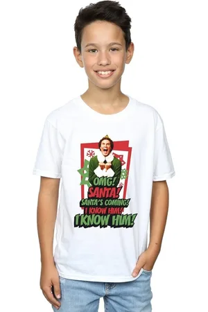 Elf Tops y Camisetas OMG Santa para niño