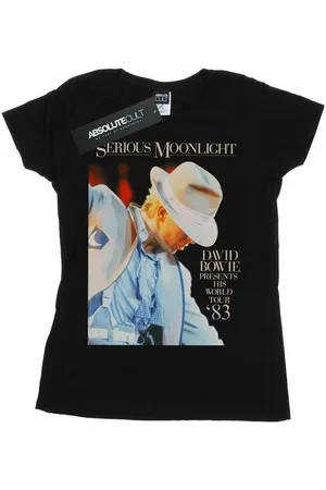 David Bowie Camiseta manga larga Serious Moonlight para mujer