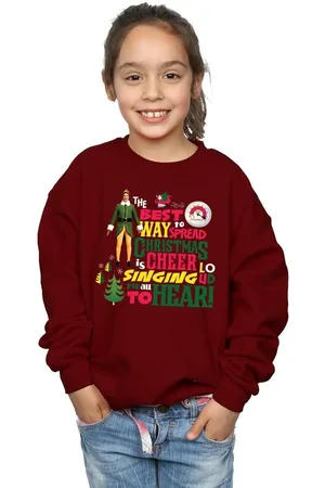 Elf Jersey Christmas Cheer para niña