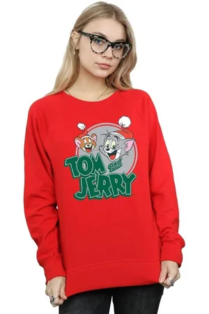 Dessins Animés Jersey Christmas Greetings para mujer