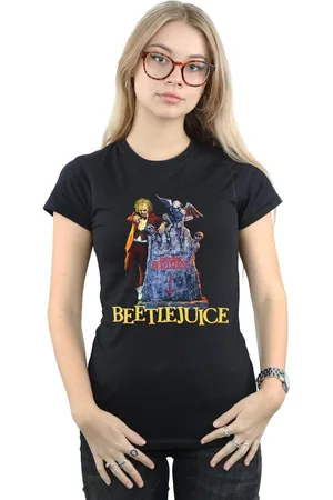 BEETLEJUICE Camiseta manga larga Here Lies para mujer