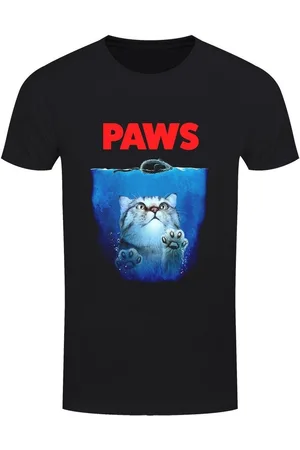 Grindstore Camiseta manga larga Paws para hombre