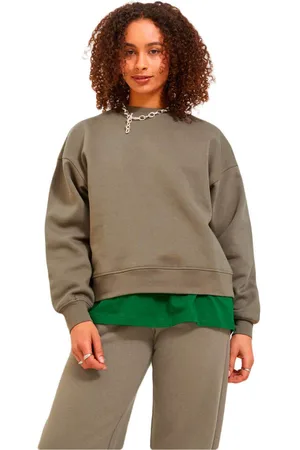J&amp;j Jersey JXALLY RLX SHORT LS CREW SWT para mujer