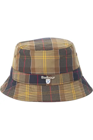 Barbour Gorra Sombrero de pescador de tartán para hombre