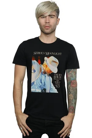 David Bowie Camiseta manga larga Serious Moonlight para hombre