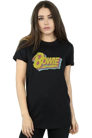 David Bowie Camiseta manga larga 90s para mujer