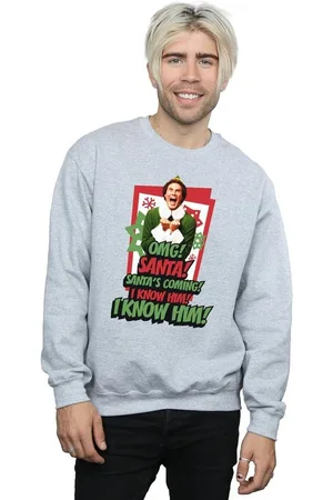 Elf Jersey OMG Santa para hombre
