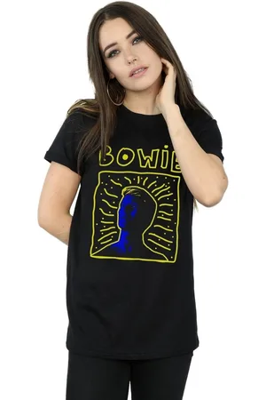 David Bowie Camiseta manga larga 90s para mujer