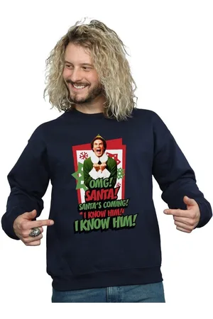 Elf Jersey OMG Santa para hombre