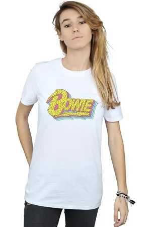 David Bowie Camiseta manga larga 90s para mujer