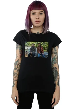Supernatural Camiseta manga larga Impala Brothers para mujer