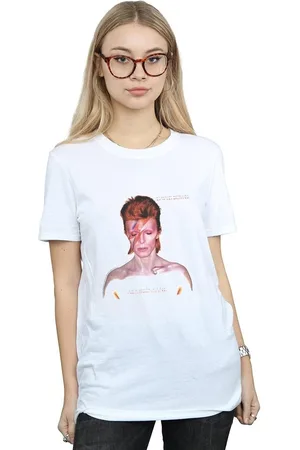 David Bowie Camiseta manga larga Aladdin Sane Version para mujer