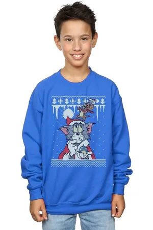 Dessins Animés Jersey Christmas Fair Isle para niño