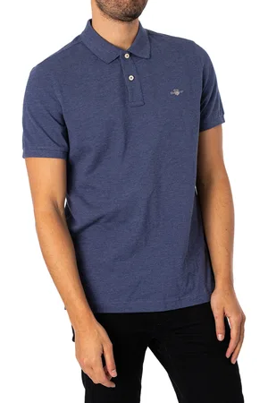 GANT Polo Polo de piqué con escudo regular para hombre