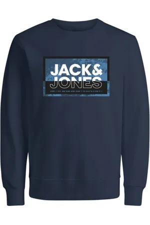 JACK & JONES Jersey 12257441 JCOLOGAN SS24 PRINT SWEAT CREW NECK MNI NAVY BLAZER para niño