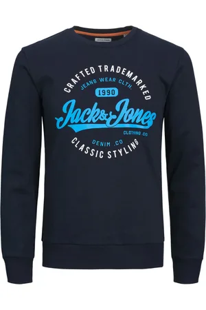 JACK & JONES Jersey 12245502 JJMIKK SWEAT CREW NECK PLS NAVY BLAZER para hombre